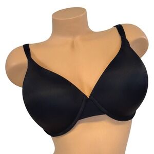 VICTORIA'S SECRET PINK 38DDD Wear Everywhere‎ Push Up Bra Smooth Black